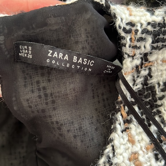 Zara Tweed peplum top - Picture 4 of 6